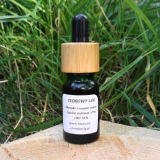 CEDROWY LEK | Żywica Cedrowa i CBD - Ekstrakt Leczniczy (10ml)