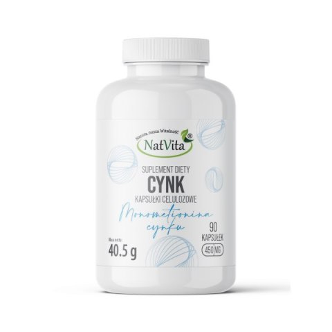 Cynk (Monometionina Cynku) z Inuliną (90 kapsułek)