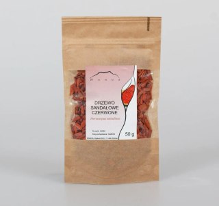 Drzewo Sandałowe CZERWONE (drewno cięte) 50g