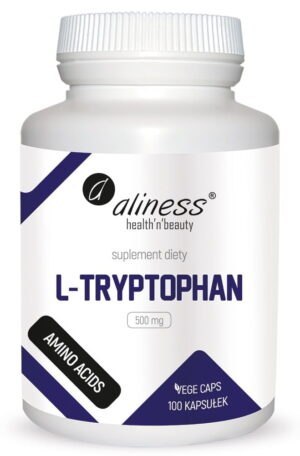 L-Tryptofan 500mg (100 kapsułek vege)