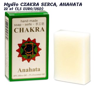 Mydło CZAKRA SERCA, ANAHATA - himalajskie, ręcznie robione
