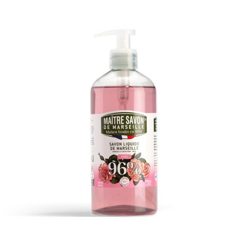Mydło Marsylskie w płynie | Róża (500ml)