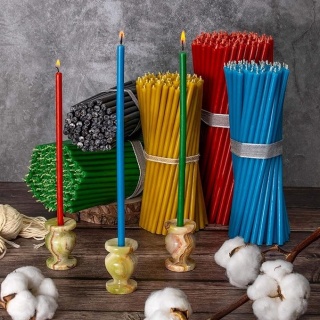 Naturalne świece z wosku pszczelego | Cienkie (Rytualne / Ceremonialne)