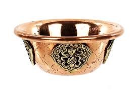 Podstawka/kadzielniczka MAŁA CZARA OFIARNA (Nepal, miedź)
