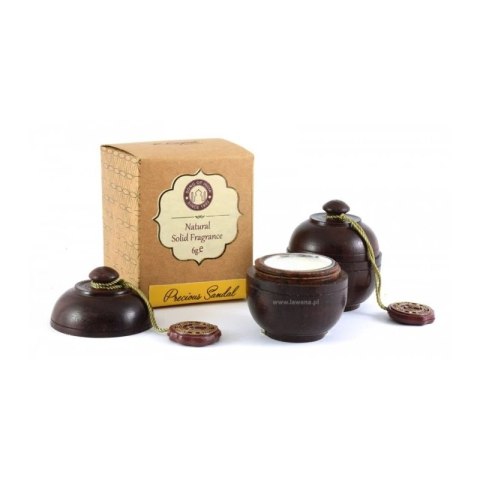 Naturalne perfumy w kremie (6g) | Szkatułka DREWNIANA - Precious Sandal