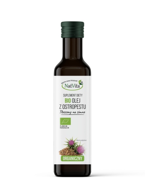 Olej z Ostropestu BIO Zimnotłoczony (250ml)